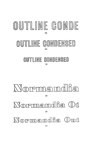 Outline Condensed Normandia