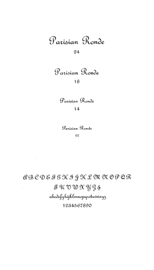 Parisian Ronde