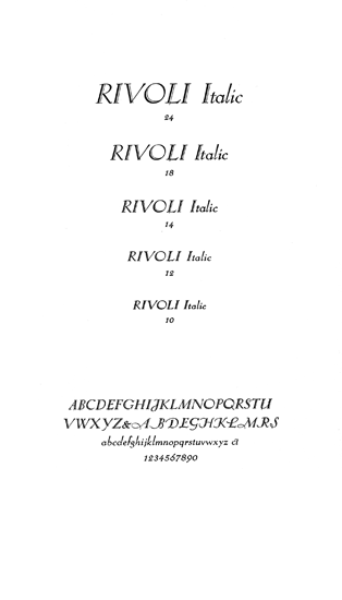 Rivoli Italic