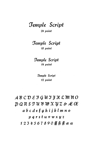 Temple Script