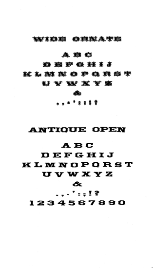 Wide Ornate Antique Open